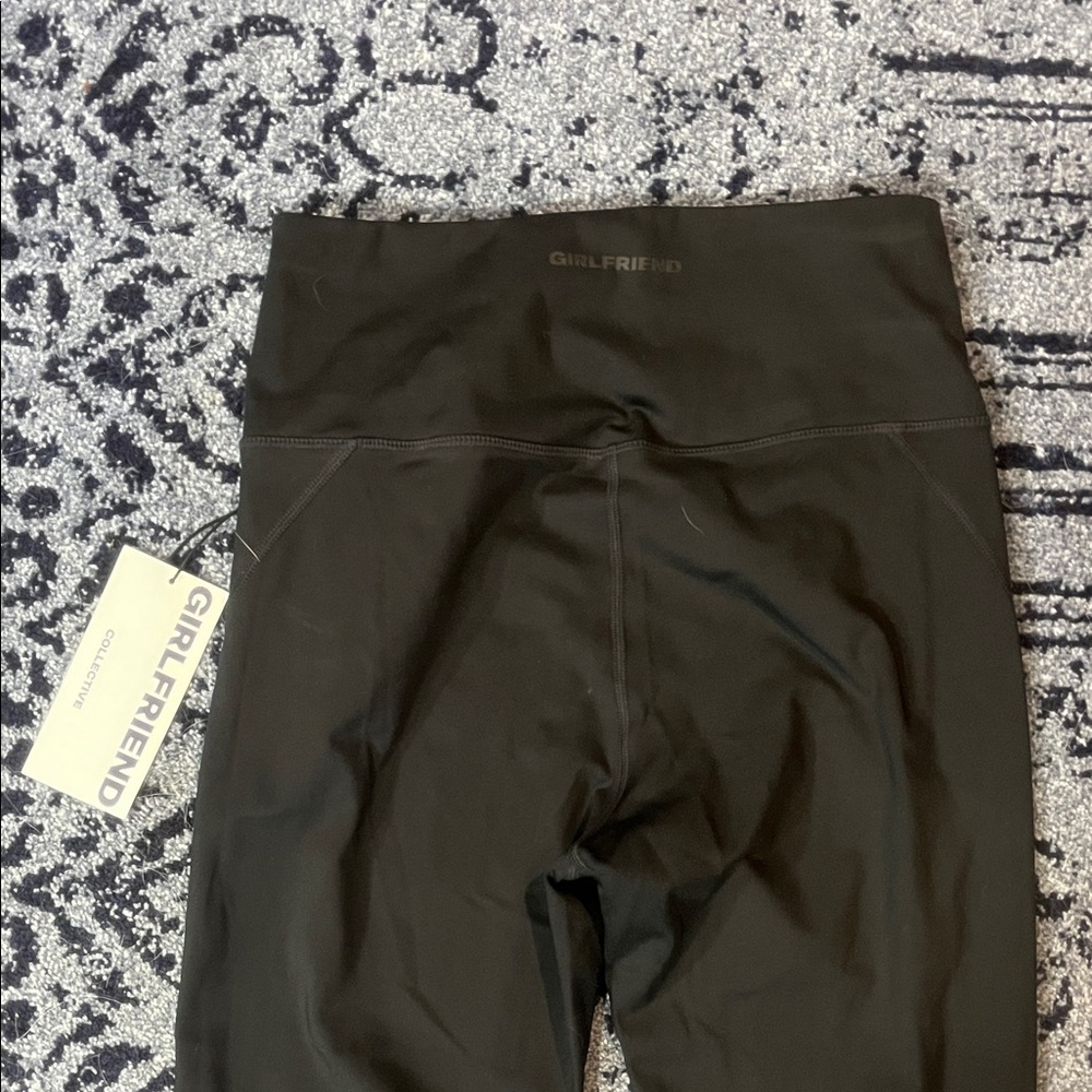 NWT Girlfriend Collective Full length Black Leggings size Medium - Picture 2 of 4
